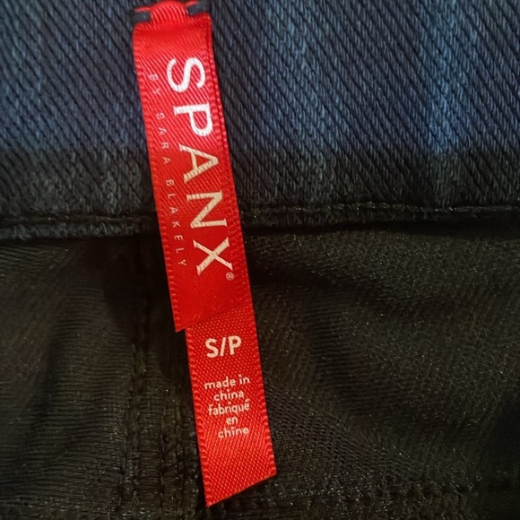Womens SPANX Dark Blue Jean-ish Ankle Leggings - Picture 7 of 10
